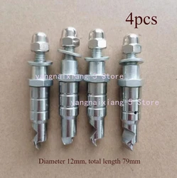 4PCS Wheel V3D Alignment System Clamp Reversible Rim Claw Kit Diameter 12mm Tyre Tire Repair Tool