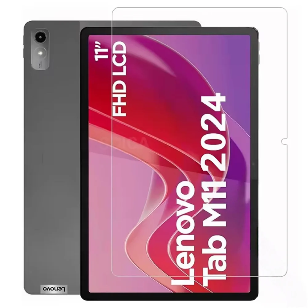 

1 шт., защитная пленка из закаленного стекла 9H для планшета Lenovo Tab M11, 11 дюймов, 2024, защитная пленка HD, прозрачная, без пузырьков, с защитой от царапин
