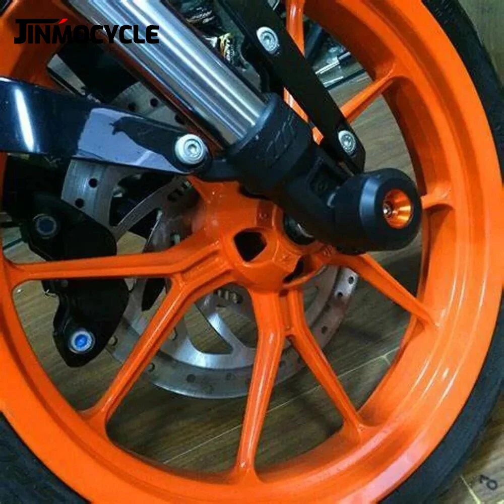 

For KTM DUKE 125 200 250 390 2012-2024 Motorcycle Front Rear Fork Wheel Frame Slider RC 125 200 250 390 Crash Protector Pads