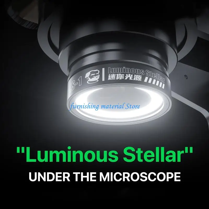 Y5GD Easy Installation Microscope Rings Lighting Lamp With Aluminum Housing And 7500K Light  55-16.5mm Light Sources