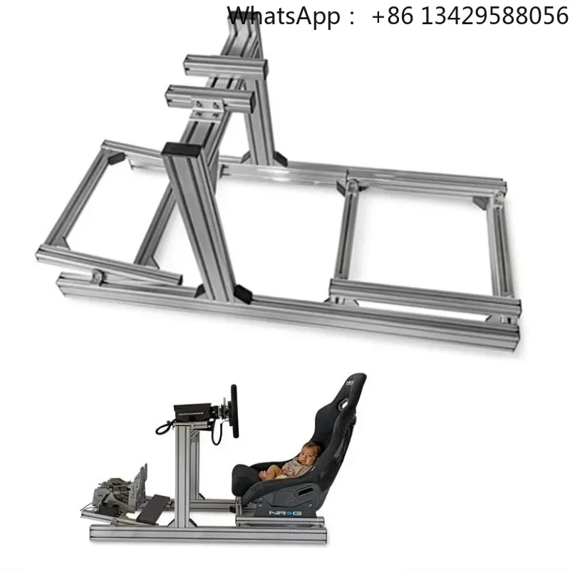 4040 4080 40120 40160 aluminum extrusion custom racing steering wheel driving emulator racing cockpit