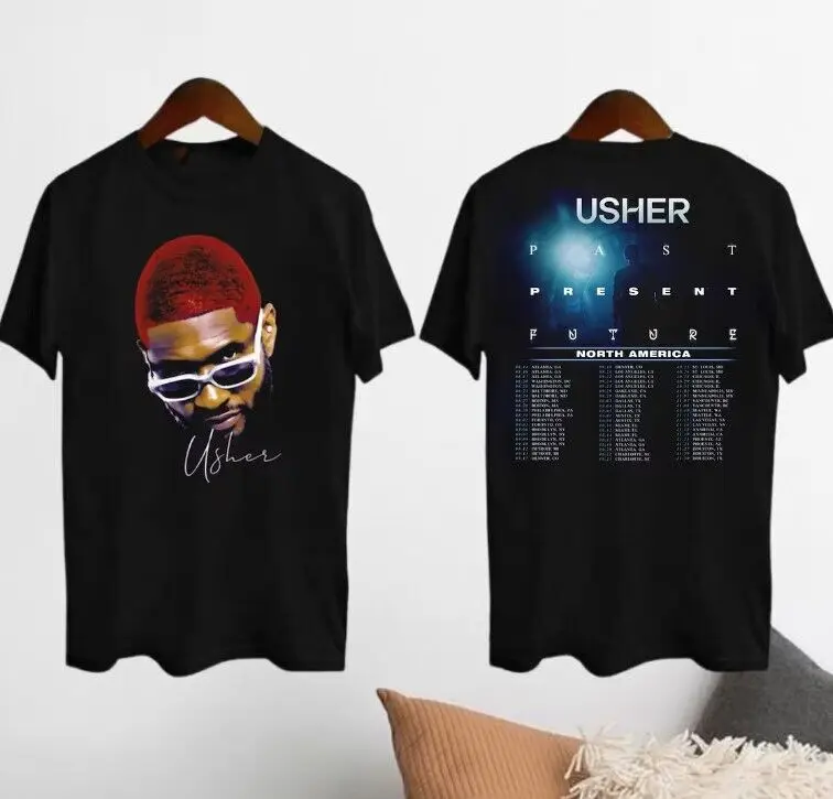 

Рубашка для концерта Usher 2024, рубашка Usher last gift Future Tour 2024