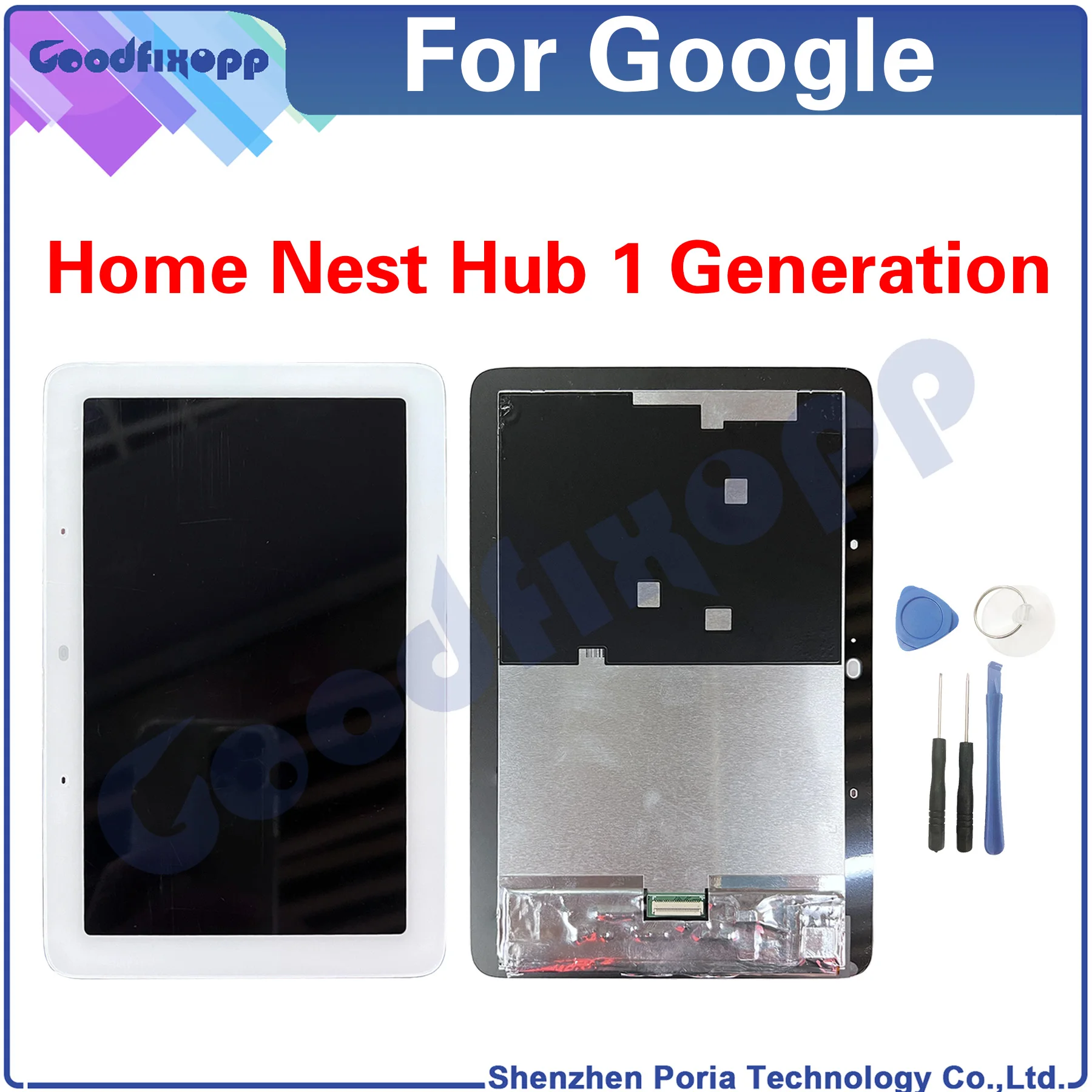 

For Google Home Nest Hub 1 Generation LCD Display Touch Screen Digitizer Assembly Replacement