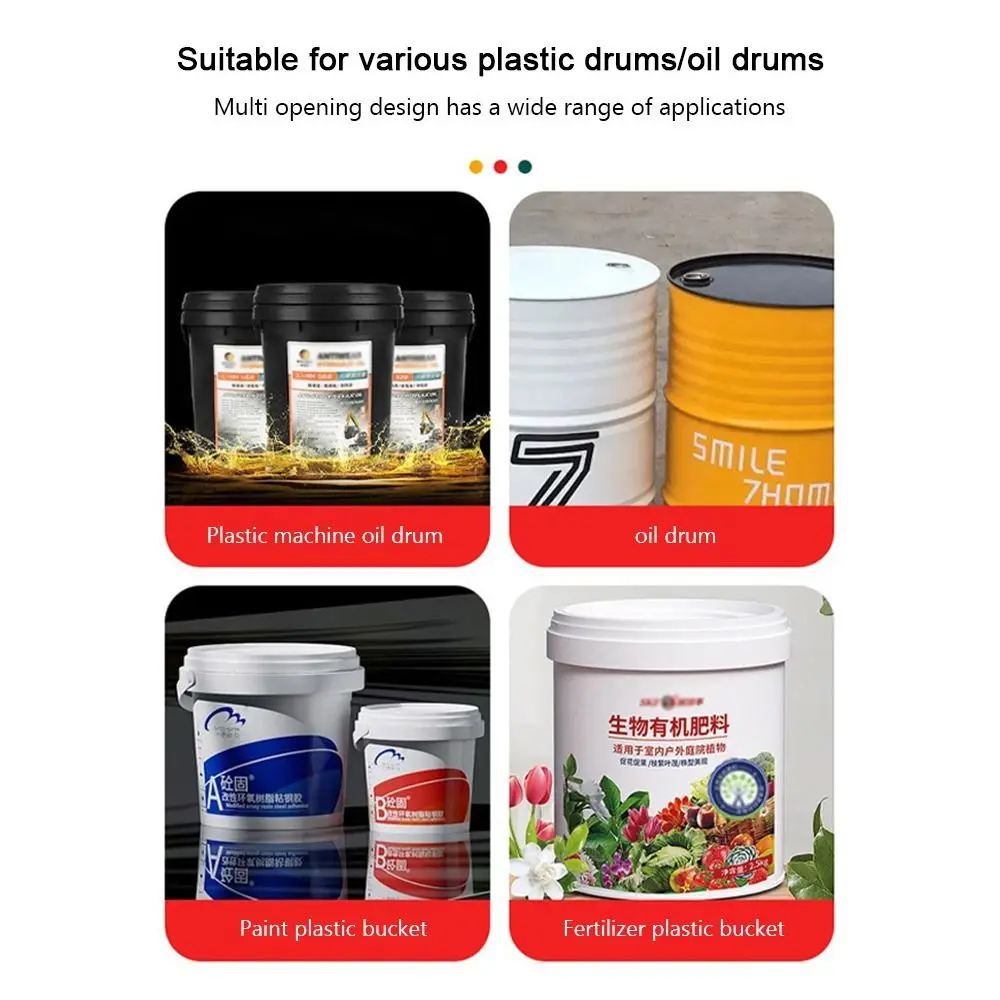 Universal Large Opening Paint Can Opener Labor Saving Stainless Steel Bucket Lid Wrench Thickened Design Heavy Duty