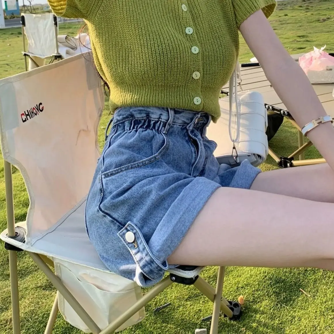 Shorts Women Minimalist Everyday Leisure Plain Modal Soft Fabric High Waist Drawstring Relaxed Fit Simple Summer  Homewear