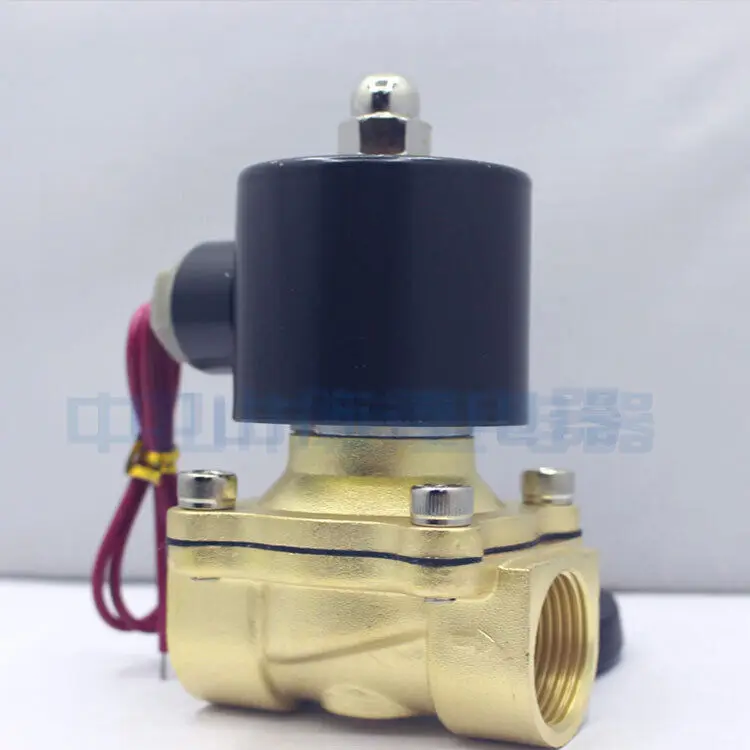 New Water Cube SLFPC Brass Explosion-proof 220V Valve 6 Points Solenoid Valve