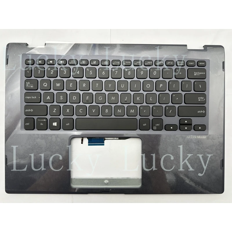 

Серебристая подставка для рук ASUS TP412FA с клавиатурой и подсветкой 90NB0N32-R31HE0