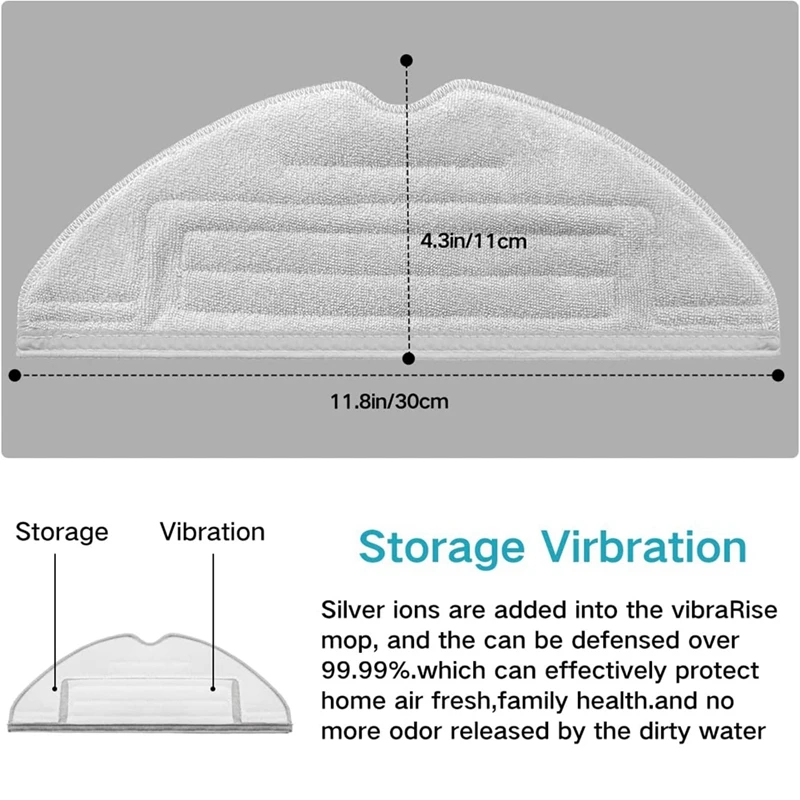 샤오미 로보락 S7 Maxv/ S7 Maxv Plus/ S7 Maxv Ultra/ S7 Pro Ultra/ S7/ S7 + 부품 키트용 필터 브러시 걸레 패드