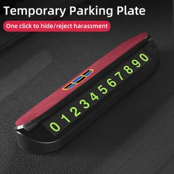 Car Interior Stop Sign temporaneo Parking Number Card decorazione per Geely Atlas Boyue NL3 X6 EX7 Emgrand X7 SUV GT GC9