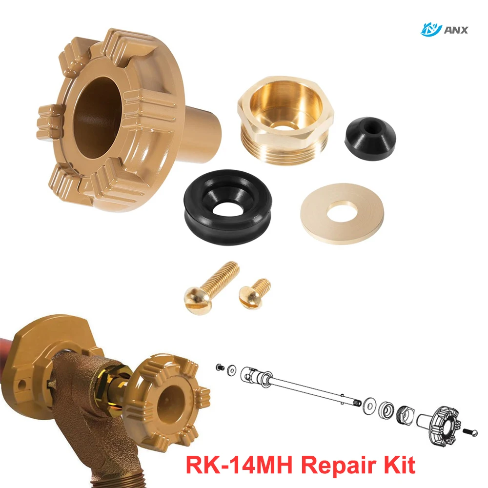 RK-14MH Repair Kit Metal Handle,Outside Faucet,Compatible with Model 14,Model 18, Faucet Replacement Interior Accessories Part