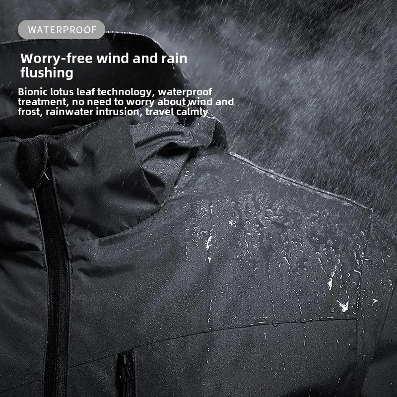 Waterproof Men's Outdoor Sport Jacket Windproof Hiking Couple Jacket Wear-resistant Women's Windproof Clothing