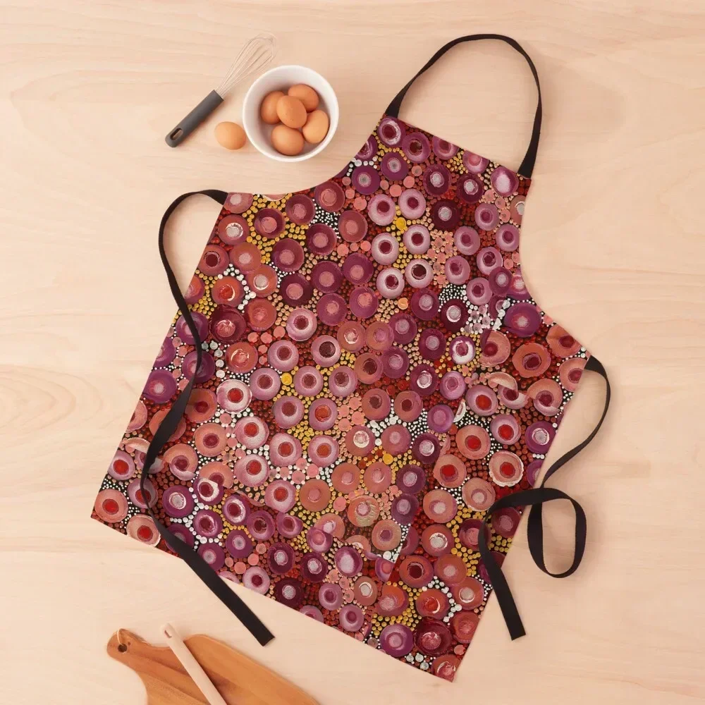 Avental de flores silvestres do deserto, alça de cozinha para mulheres, decoração de natal, itens domésticos, pintores, avental