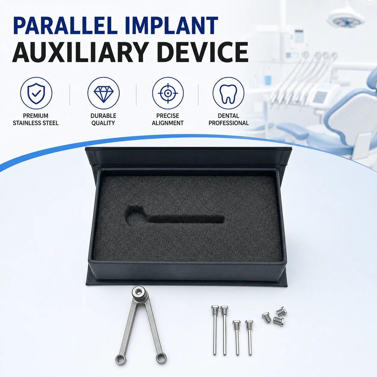 Precision Implant Drill Guide System Depth Control Parallel Implant Placement Tool