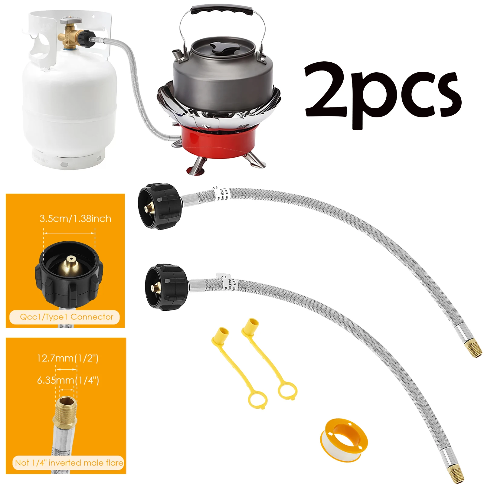 2Pcs Rv Propane Pig… - image