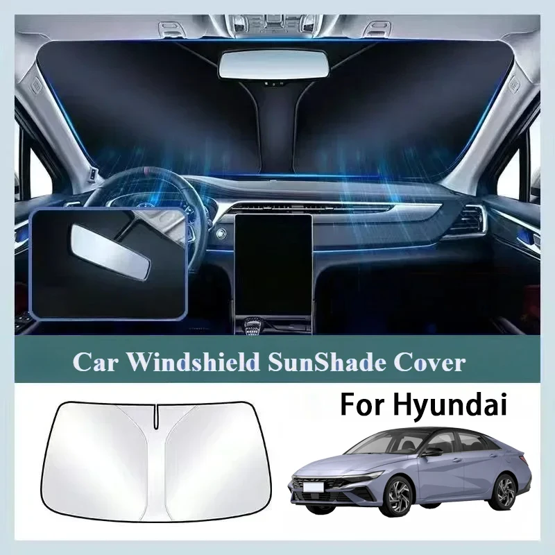 

Applicable to Hyundai ix35 Elantra Tucson Sunshade Front Windshield Sunscreen Heat Shield Umbrella
