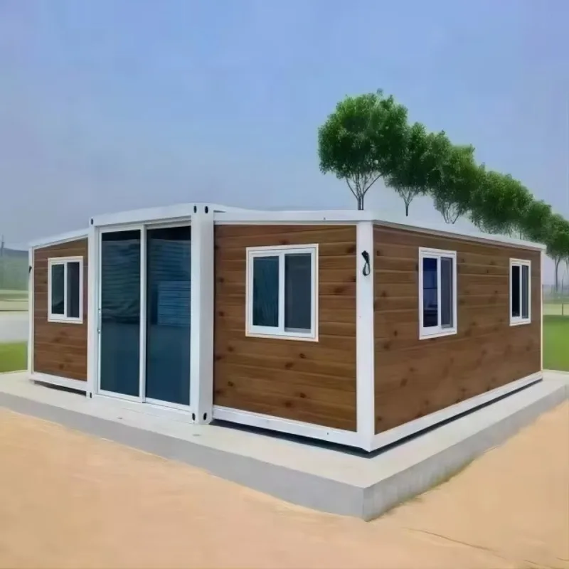 20ft 30ft 40ft Prefab Folding Living Mini Cabin Prefabricated Expandable Container House With 2 Bedroom Home