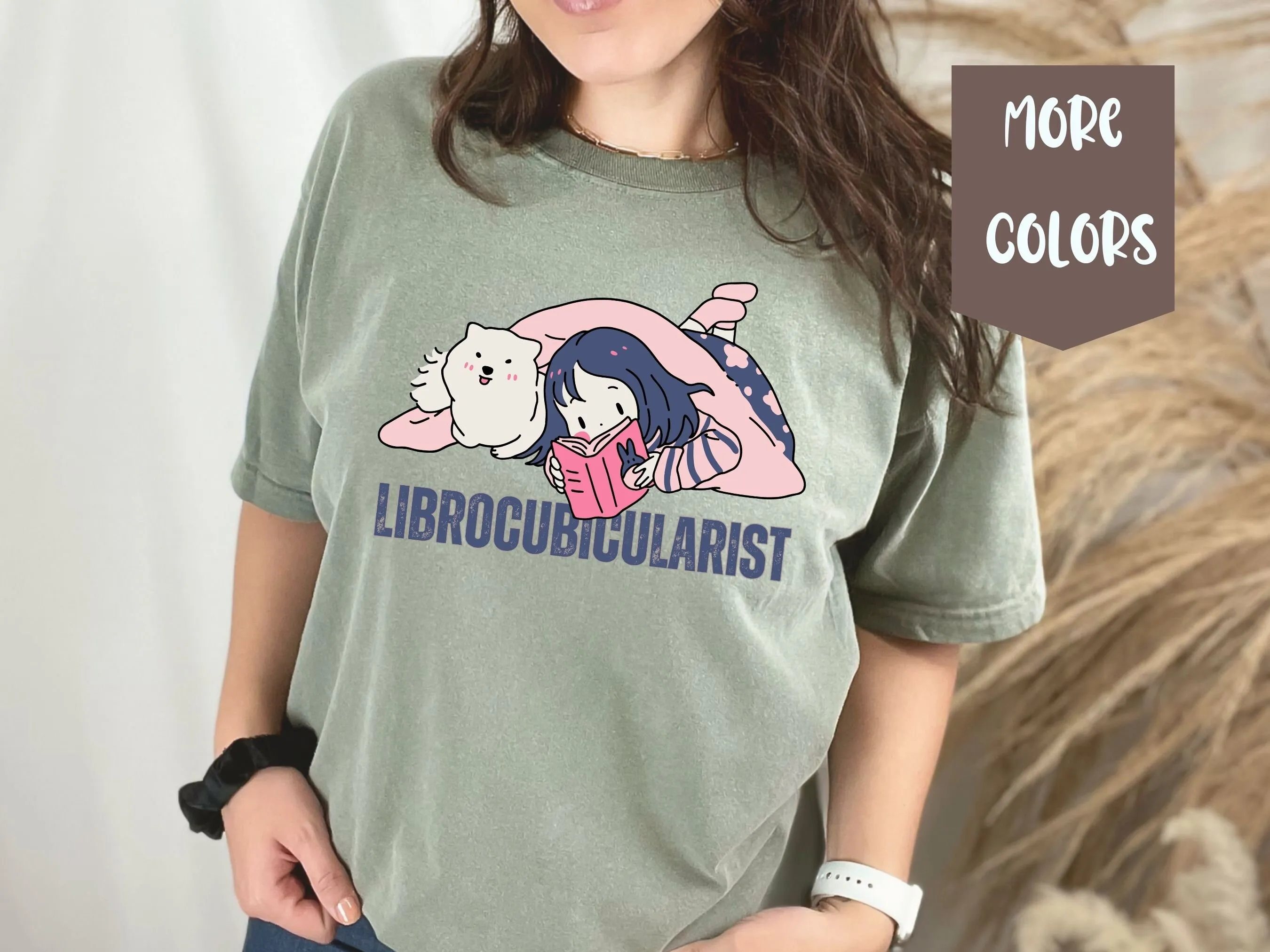 LibrocubicularisT T Shirt Cute Teacher Books Lover ESL SweaT Reading Group for readers