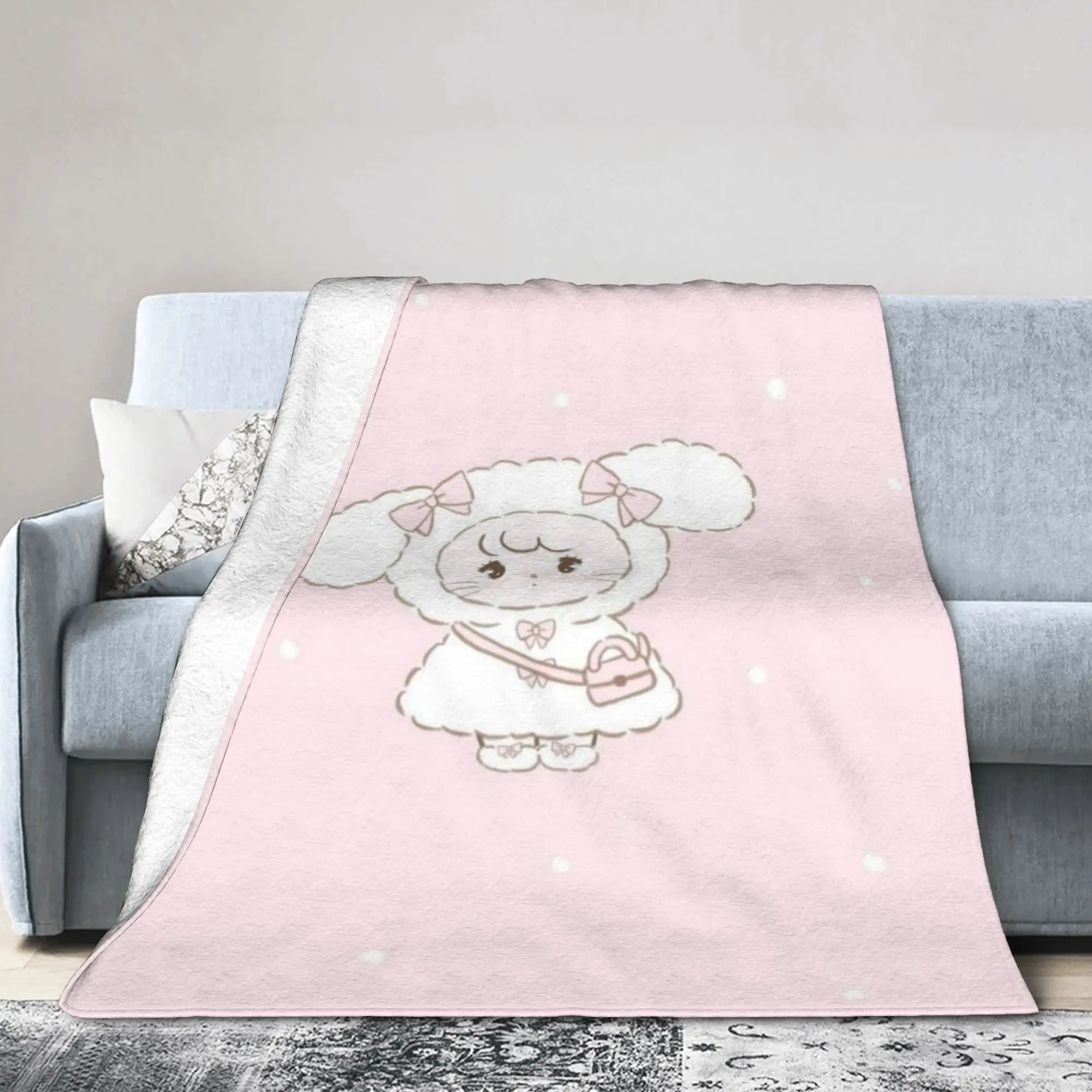 Mikkos Cammy Blanket Fuzzy Funny Warm Throw Blankets for Bedding Lounge Spring Autumn,