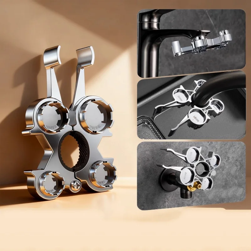 

12 In 1 Faucet Aerators Removal Tools Multifunctional Wrench Practical Aerator Key Hand For Bathroom Kitchen Sink