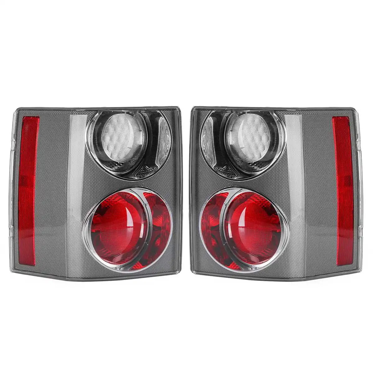 Pair Rear Left Right Car Tail Light Assembly Brake Lamp Lighting White Red For Range Rover Vogue L322 2002-2009 Car Accessories