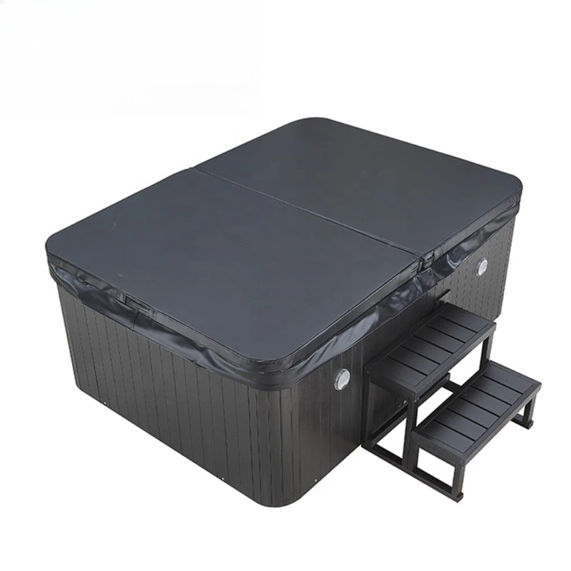 2026 New FL Customized Outdoor 4-Person Whirlpool Spa Pool Balboa Plug-and-Play Acrylic PVC Massage Hot Tub for Home Use