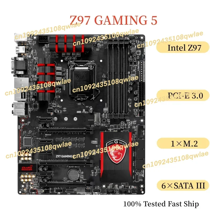 For Z97 GAMING 5 Motherboard 32GB LGA 1150 DDR3 ATX Mainboard 100% Tested Fast Ship