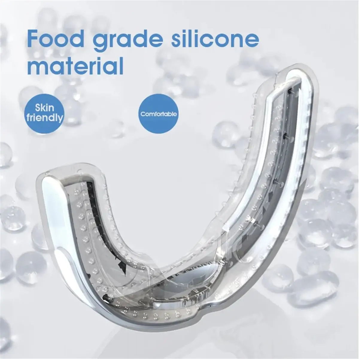 [N84R] 5Pcs Anti Snoring Mouth Guard Tray Sleeping Aid Mouthguard Health Care Sleep Snoring Better Breath Snoring Prevention