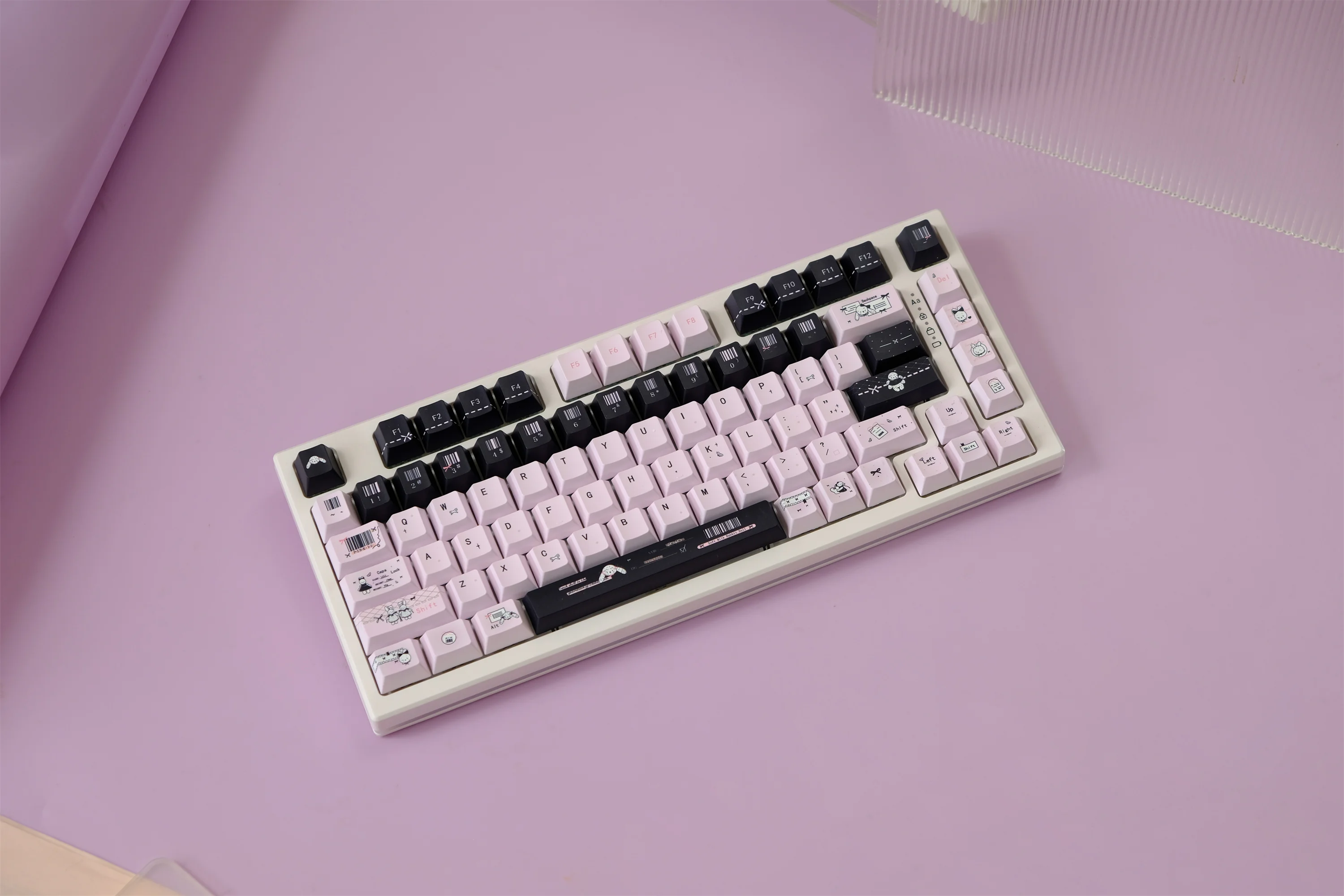 Baby Rabbit Keycaps 142 Keys PBT Material Cherry Profile DYE-SUB Keycaps For MX Switch Alice Mechanical Keyboard ISO ANSI Layout
