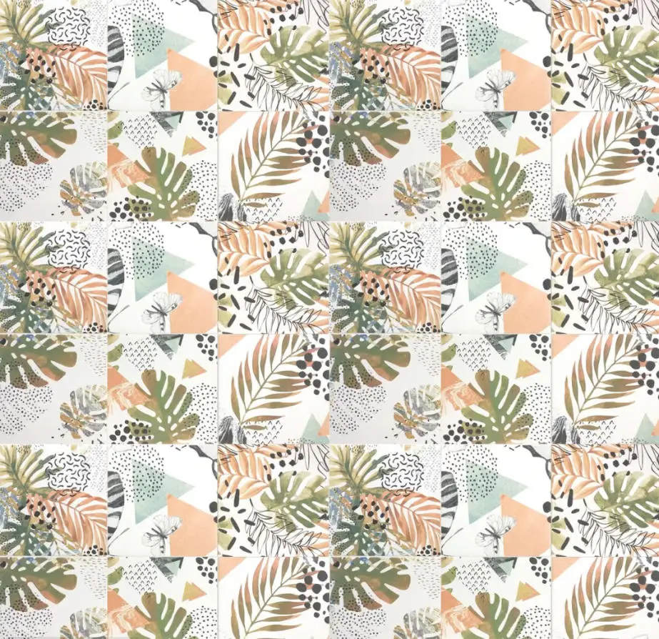 Custom Plant flowers Wallpaper Silk material Tropical Rain Forest Plant Background Mural Home Decor 3d Photo wallpaper