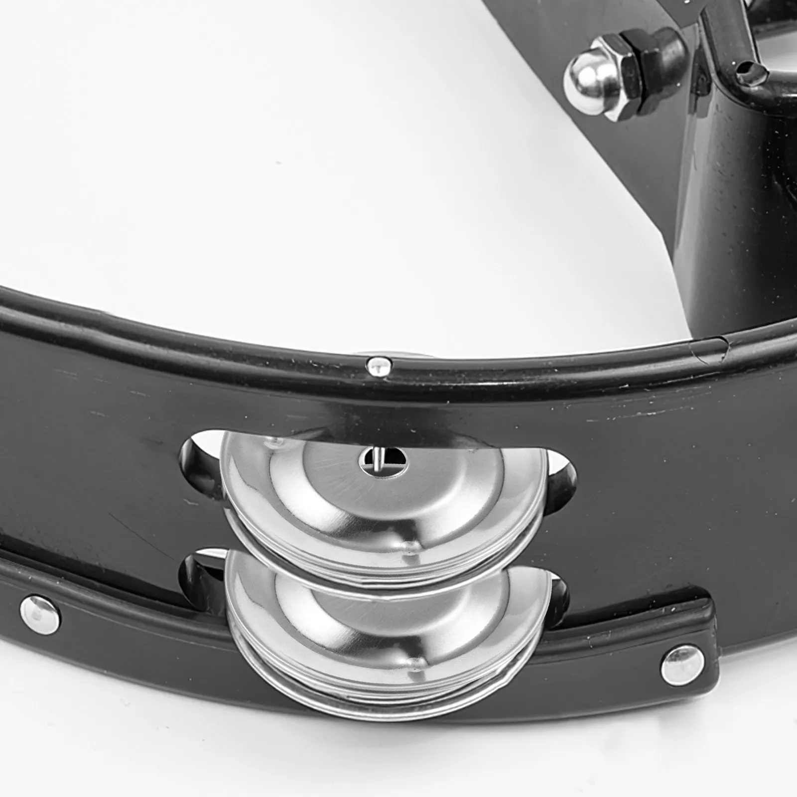 50Pcs Stainless Steel Percussion Ching Rings Tambourine Accessories Bright Resonant Sound for Handheld Drums Cymbal Bell