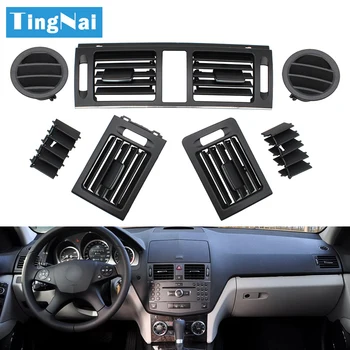 LHD RHD W204 Konsola klimatyzacji AC Kratka wentylacyjna Panel do Mercedes Benz C Class C180 C200 220 230 260 C300 350 2007-2011