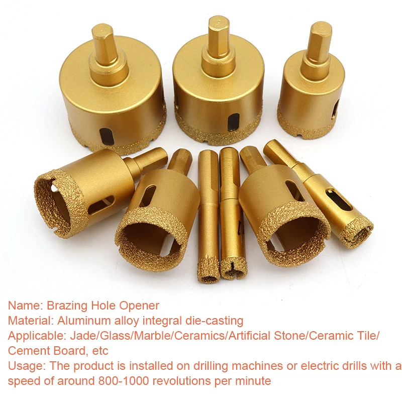 6-50 مللي متر عالية الجودة الماس الحبوب المغلفة مثقاب الخشب بلاط الرخام كوب سيراميك ثقب المنشار لقمة ثقب لحفر سيراميك