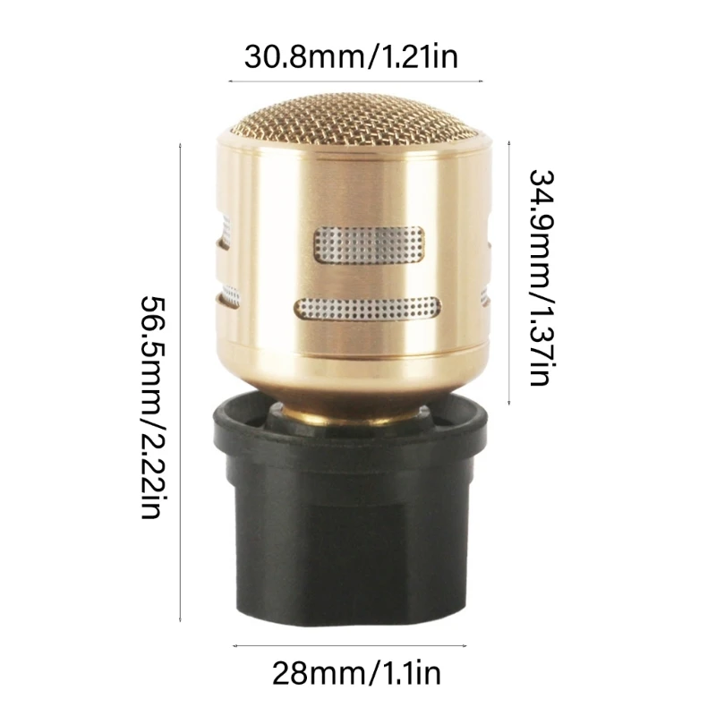Núcleos micrófono dinámico profesional, cápsulas repuesto, núcleos micrófono, N-M282 para artistas escenario, en