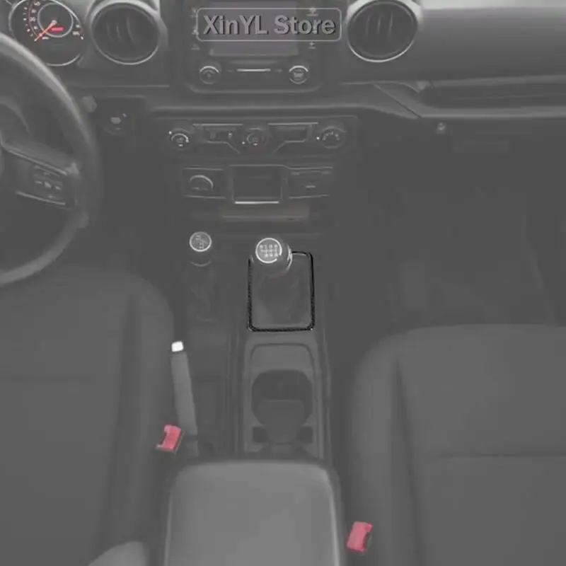 Car 4WD Four Wheel Drive Manual Gear Knob Decoration Cover for Jeep Wrangler JL for Gladiator JT 2018 Up Car Interior Accessorie
