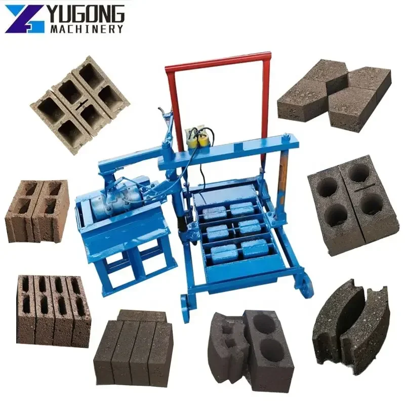 

YG Hollow Brick Block Maker Concrete Cement Brick Block Making Machine Manufacturer Mobile Manual Brick Block Making Machines