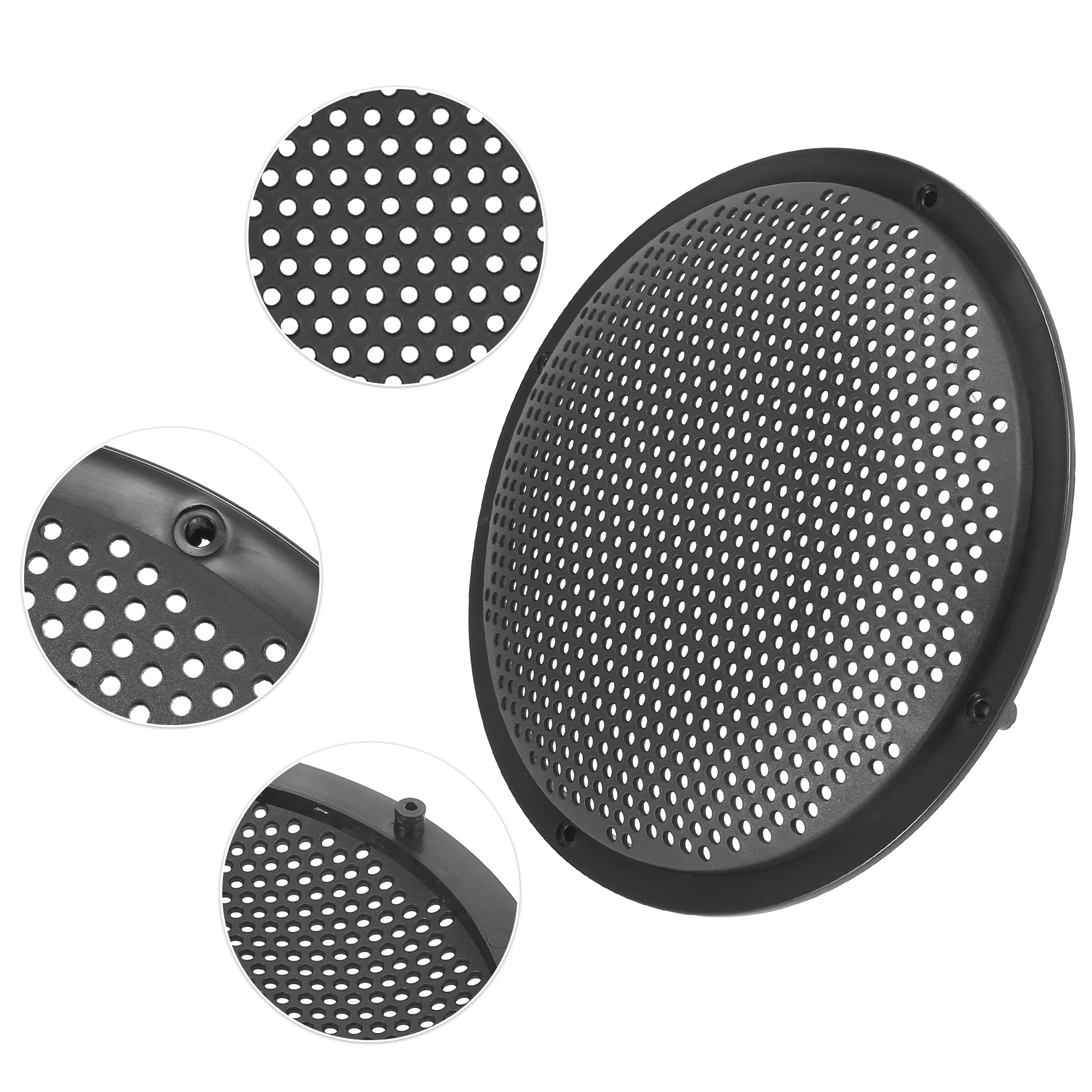X Autohaux 8 Inch Car Speaker Net Grill Cover Subwoofer Protector Enclosure Grilles Speakers Mesh Horn Guard Frame Accessories