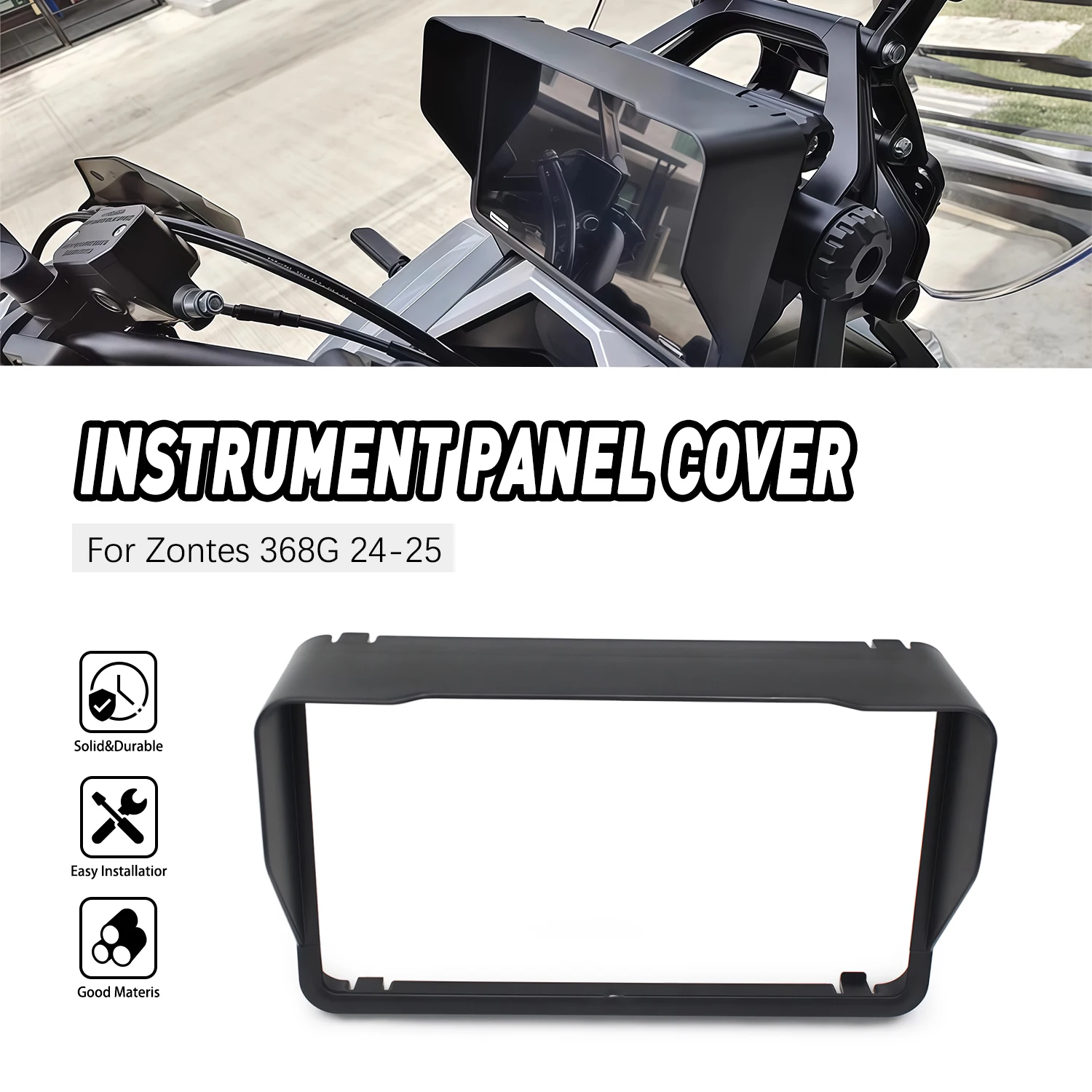 Motorcycle Accessories For ZONTES 368G Sun Visor Cover Instrument Meter Frame Screen Hat Sun Visor Panel Protector Guard Cover