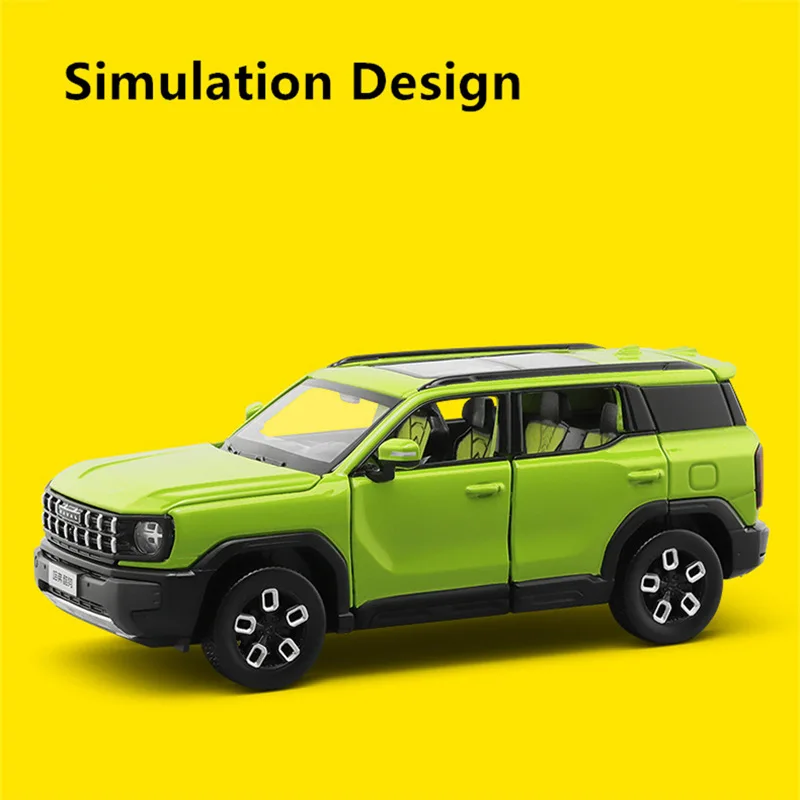 1:32 Haval X-DOG SUV Alloy Car Model Diecasts Metal Off-road Vehicles Car Model Simulation Sound Light Collection Kids Toys Gift