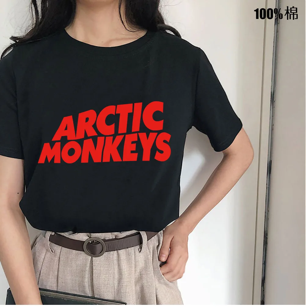 2022 new arctic monkeys Printed Tee Top Women Short Sleeve Summer tshirt for Women O-Neck Ladies Tops funny Ropa Mujer