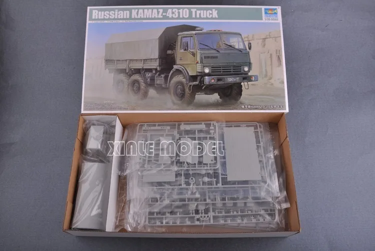 Trumpeter 01034 Russian KAMAZ-4310 Truck 1/35 Assembled Model Kit