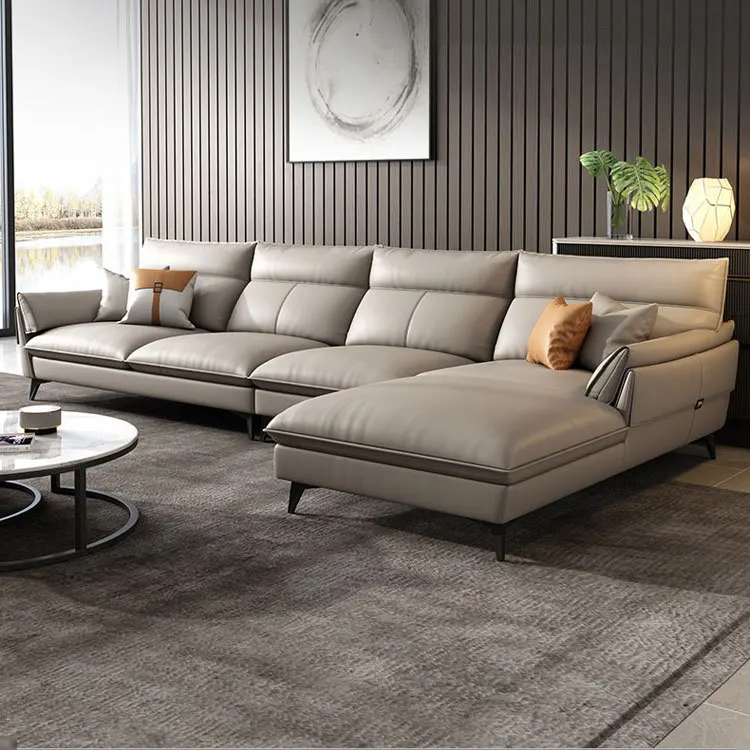 

SF32 Modern Leisure Furniture Fabric Sectional Seat L-shaped Household Furniture Customized Modular Chesterfield Sofa 3 Years