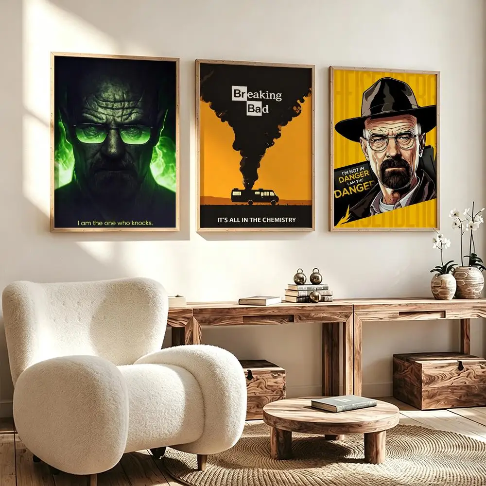 series Breaking Bad Poster Poster HD Waterproof Self Adhesive Wall Art Print Decor for Bedroom Living Room Gift