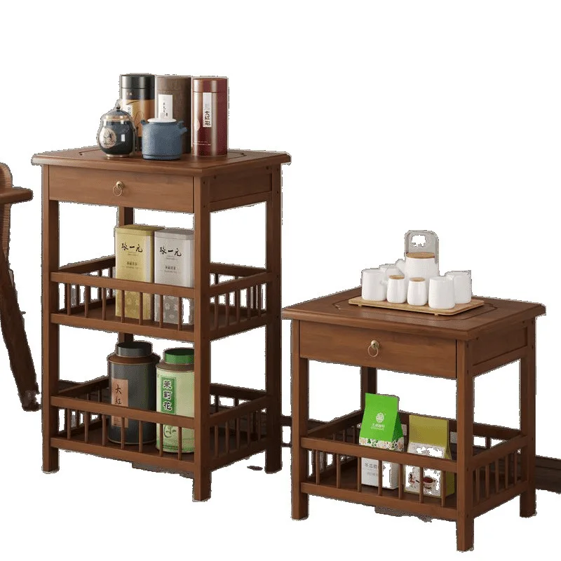 

Household sofa side cabinet small coffee table rack