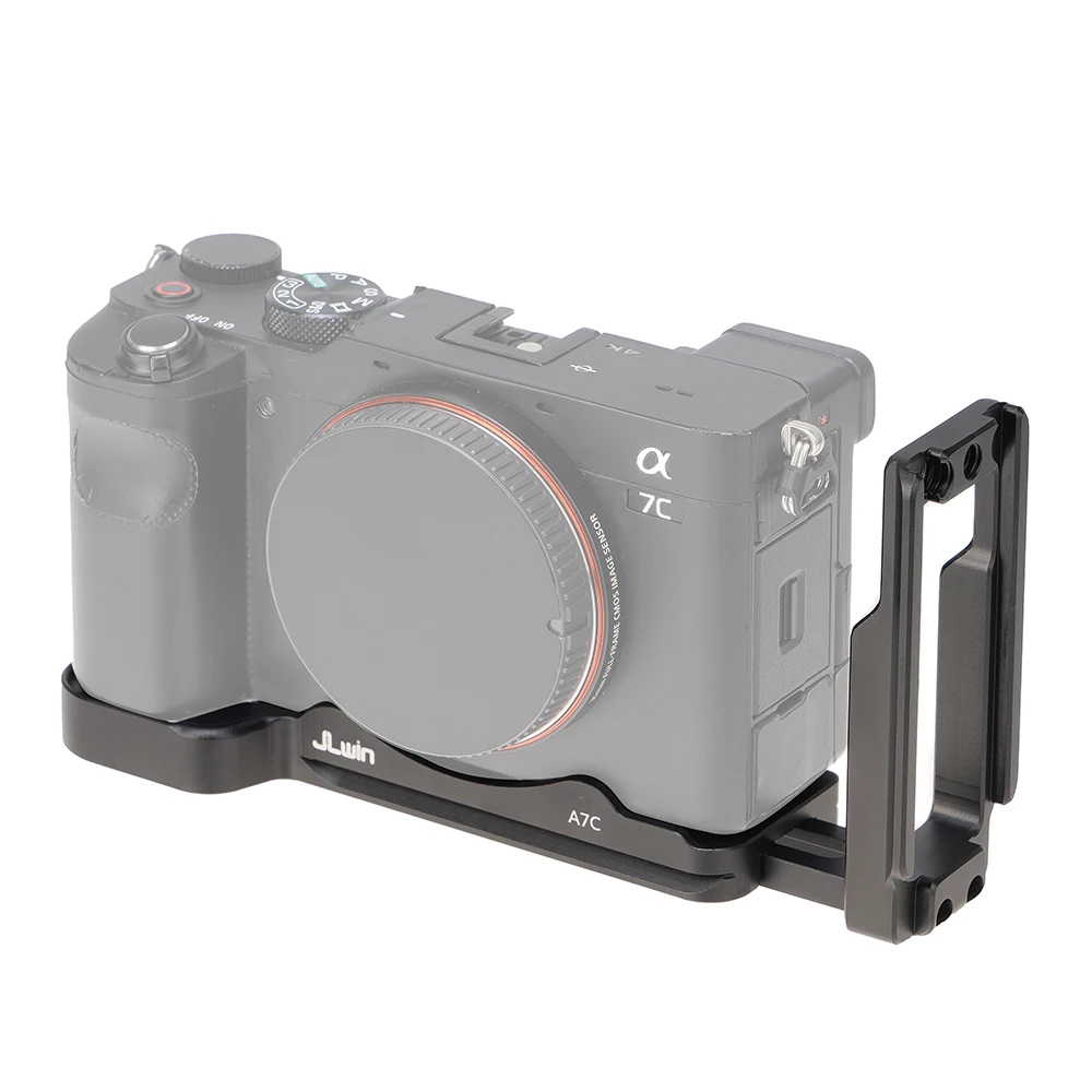 L Plate Aluminum Quick Release L Bracket Plate Handle For Sony Alpha 7C Mirrorless E-Mount Full Frame Digital Camera ILCE-7C