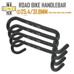 UNO Ultralight Drop Bar Handle Road Bike Handlebar 25.4/31.8mm Bicycle Bent Handlebar 360/380/400/420/440mm Bike Accessories