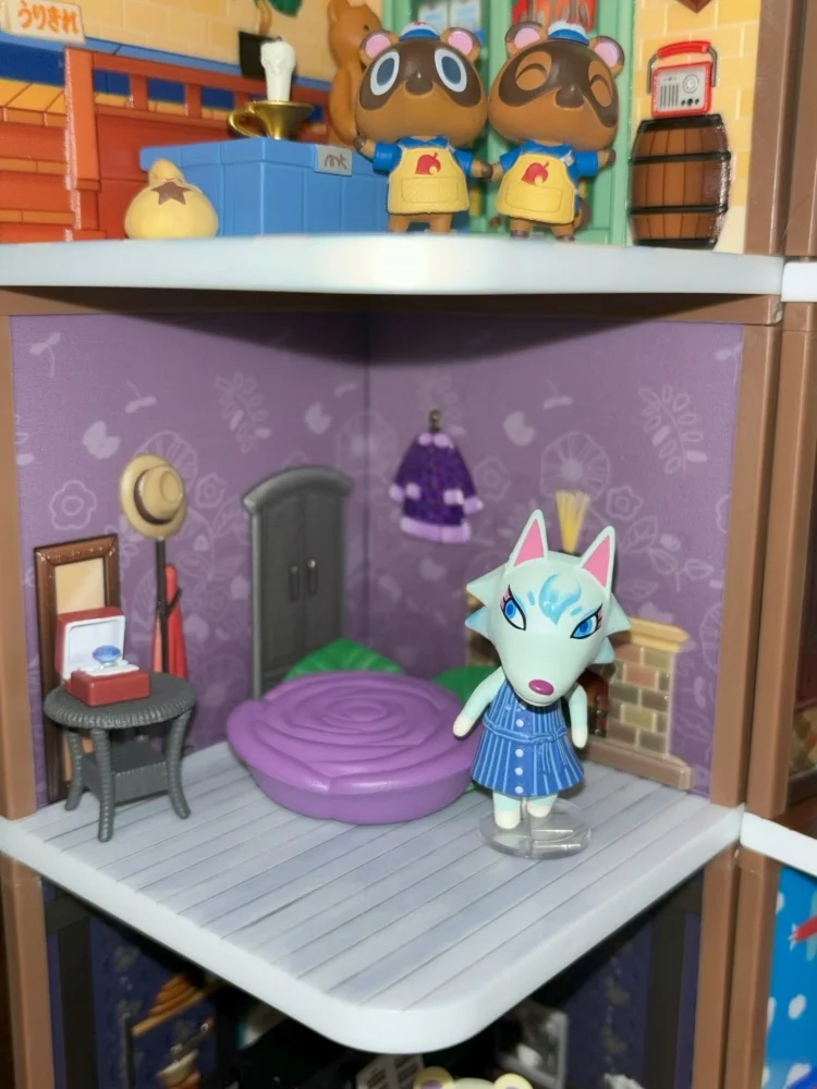 Re-Ment Animal Crossing Happy Room Blind Box Miniatuur Figure Collection Desktop Ornament Kerstcadeau voor kinderen