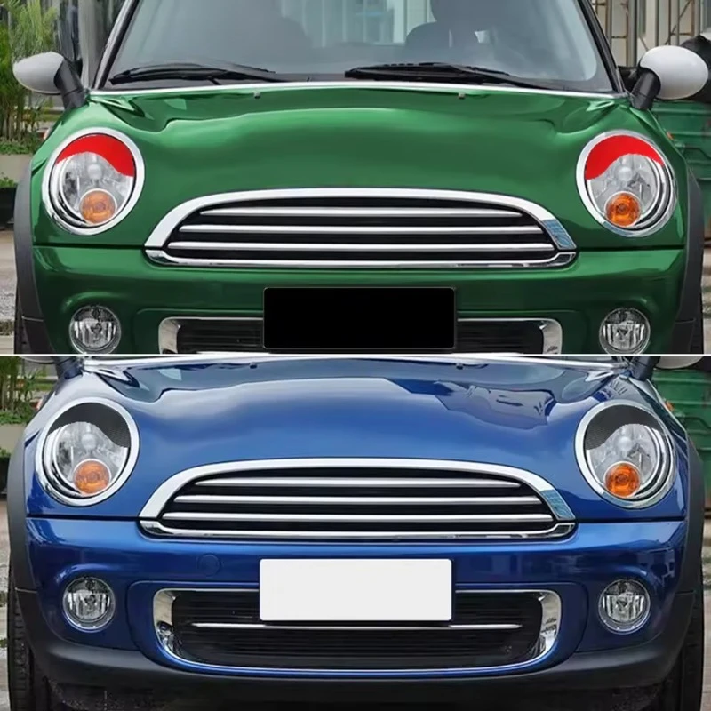 ABS for Mini R55 R56 R57 R58 R59 Car Headlight Eyelid Eyebrow Sticker Cover Eyelids Moulding Trim Styling 2pcs/set Accessories