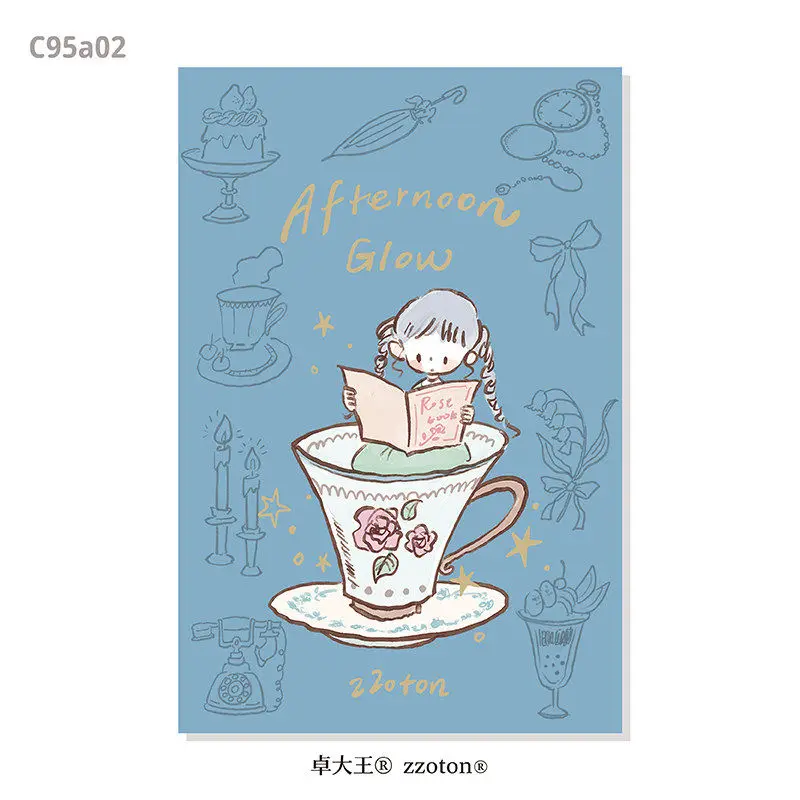 Zzoton Een elegante middag met uitgesneden washi-tapes, knutselbenodigdheden, doe-het-zelf scrapbooking, kaarten maken, decoratieve planstickers