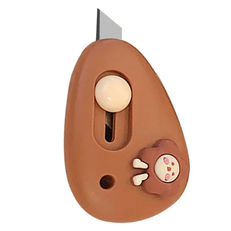 1 قطعة سكين فني صغير لطيف قسط الكرتون مثلث رسالة فتاحة شفرة القطع لفتاحة صندوق أدوات مكتبية