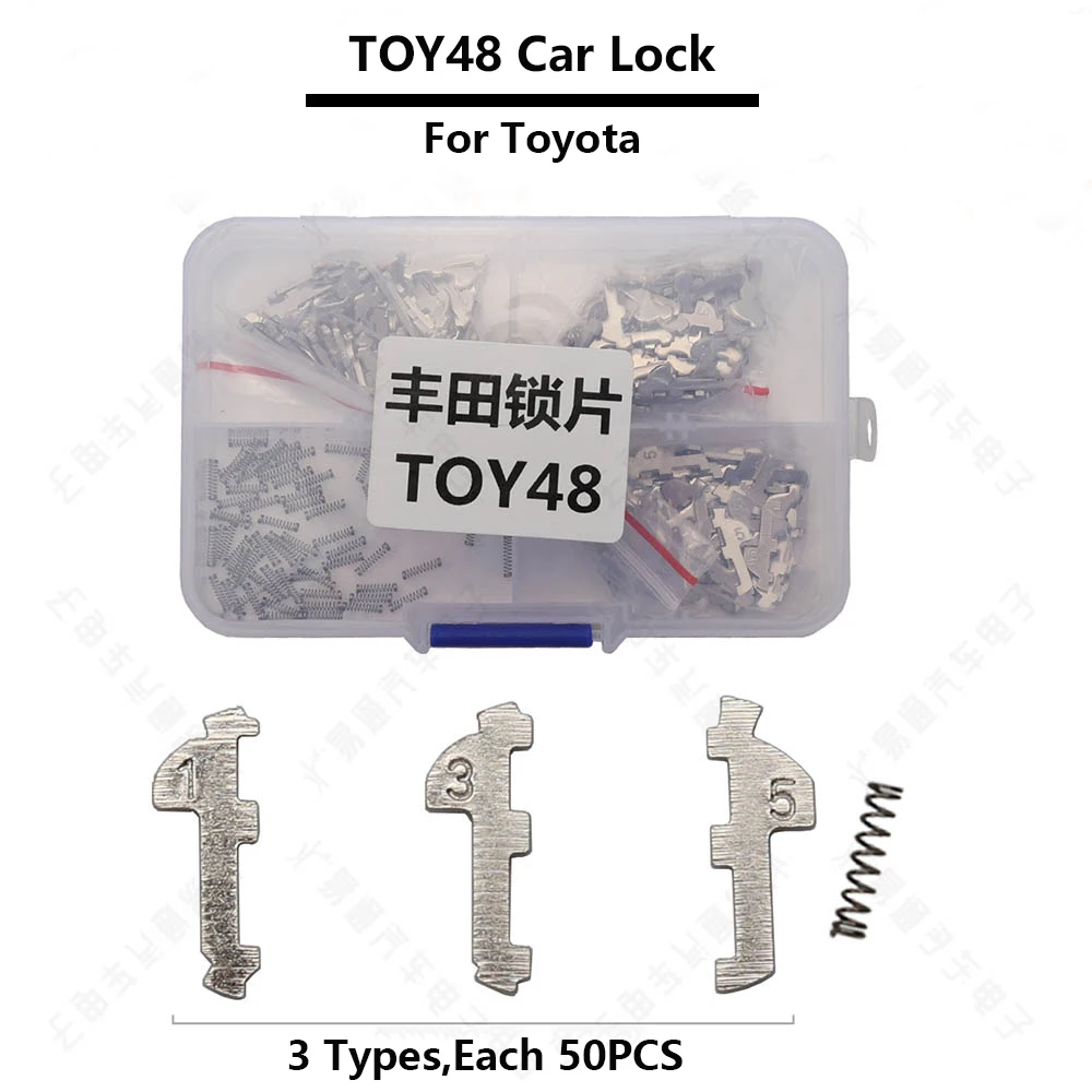 JMCKJ Lock Reed Lock Plate TOY40 TOY43 TOY43R TOY48 for Toyota Toyota Camry/Corolla For Subaru Car Lock Repair Accessories